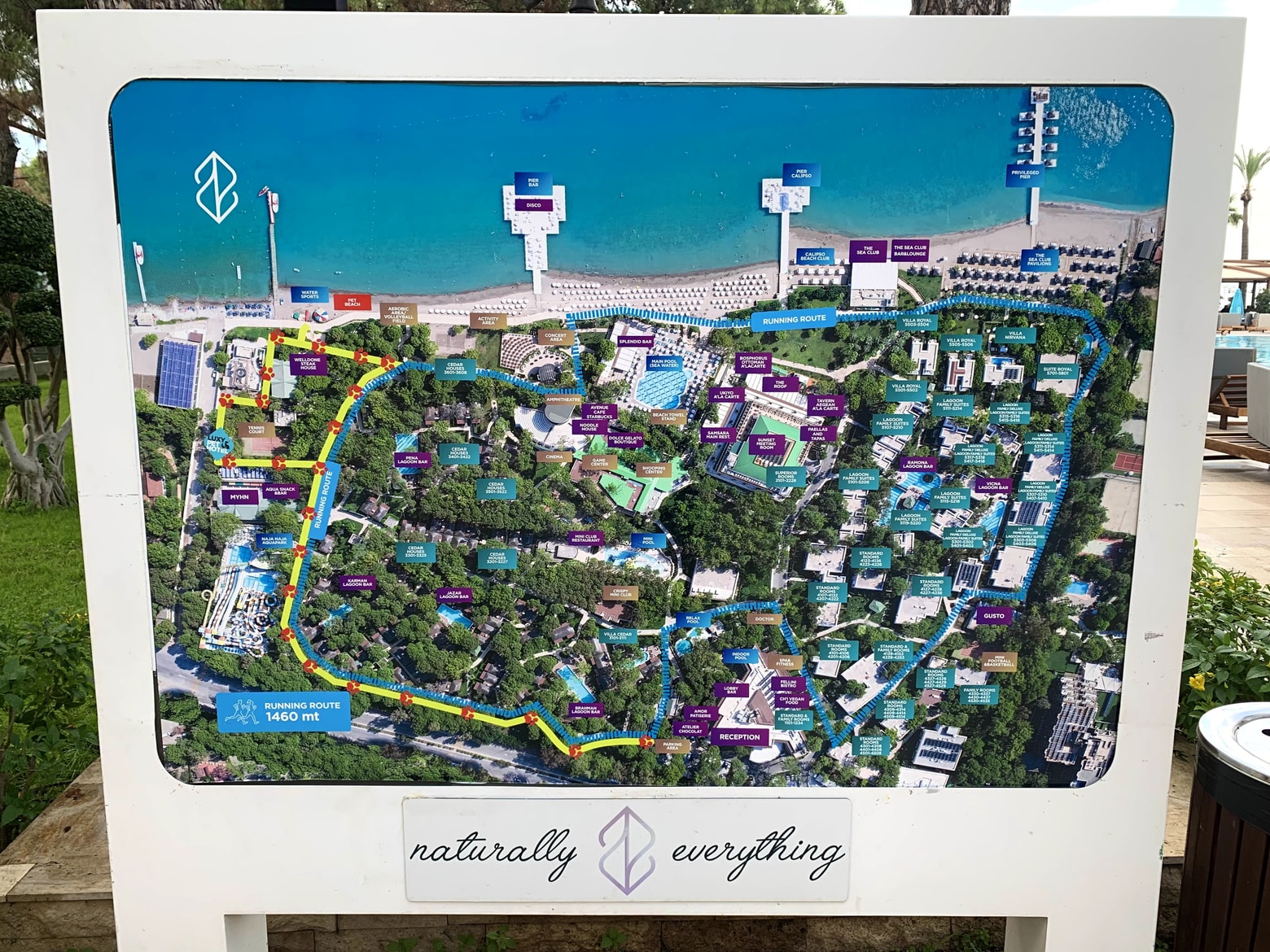 Карта отеля